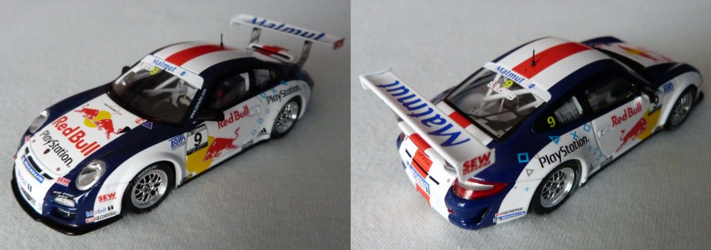 Porsche Loeb bleu blanc